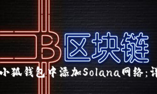 如何在小狐钱包中添加Solana网络：详细指南